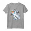 HapTiger Frozen Olaf Dancing In The Snowflakes Maglietta - Officially Licensed Apparel for Disney Fans