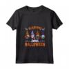 Donna Gnomi di Halloween - Buon Halloween Maglietta con Collo a V - Happy Halloween - T-shirt Divertente per la Famiglia