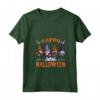 Donna Gnomi di Halloween - Buon Halloween Maglietta con Collo a V - Happy Halloween - T-shirt Divertente per la Famiglia