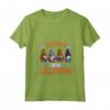 Donna Gnomi di Halloween - Buon Halloween Maglietta con Collo a V - Happy Halloween - T-shirt Divertente per la Famiglia