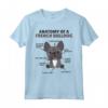 Anatomia Di Un Bulldog Francese - Sweet Dogs Funny Puppy Dog Maglietta per Amanti dei Cani - Ideale per Proprietari di Bulldog Francese