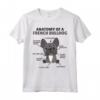 Anatomia Di Un Bulldog Francese - Sweet Dogs Funny Puppy Dog Maglietta per Amanti dei Cani - Ideale per Proprietari di Bulldog Francese