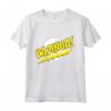 La Teoria del Big Bang Logo Bazinga Maglietta - T-shirt Ufficiale della Serie TV - Ideale per Appassionati e Fan della Cultura Pop