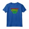 HapTiger: Mutant Mayhem Slime Retro Logo Maglietta - Official Nickelodeon Superhero Apparel for Men, Women, Boys, and Girls - Cowabunga! - 23NDMM00011A-001
