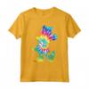 HapTiger Minnie Mouse Silhouette 90s Rainbow Tie Dye T-Shirt - Official Disney Merch - Trendy Tee for Women, Men, Boys, Girls