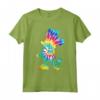 HapTiger Minnie Mouse Silhouette 90s Rainbow Tie Dye T-Shirt - Official Disney Merch - Trendy Tee for Women, Men, Boys, Girls