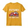 Bambino Pompiere Maglietta - Camion Pompieri Regalo per Ragazzi - Divertente Maglietta a tema Pompieri