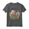 HapTiger DuckTales Scrooge McDuck World's Best Uncle Maglietta - Official Apparel for the Best Uncle - Great Gift Idea