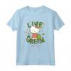 Live Green - Hello Kitty Maglietta con Licenza Ufficiale HapTiger - Ideale per Fan di Hello Kitty