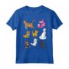 Officially Licensed HapTiger Mickey And Friends Cats Portraits Maglietta - Unique Disney Cat Theme Apparel