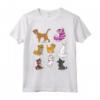 Officially Licensed HapTiger Mickey And Friends Cats Portraits Maglietta - Unique Disney Cat Theme Apparel