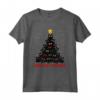 Maglietta Natalizia Merry Catmas con Scritta Gatto - Abbigliamento Natale Divertente per Amanti dei Gatti