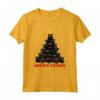 Maglietta Natalizia Merry Catmas con Scritta Gatto - Abbigliamento Natale Divertente per Amanti dei Gatti