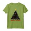Maglietta Natalizia Merry Catmas con Scritta Gatto - Abbigliamento Natale Divertente per Amanti dei Gatti