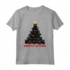 Maglietta Natalizia Merry Catmas con Scritta Gatto - Abbigliamento Natale Divertente per Amanti dei Gatti