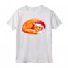 HapTiger Maglietta - Christmas Fox With Xmas Hat - Ideale Regalo Natale 2021 per Uomini, Donne, Adulti, Ragazzi e Ragazze