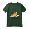 Gudetama è Meh Compleanno Maglietta - Licenza Ufficiale HapTiger - Ideale per Appassionati di Gudetama