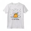 Gudetama è Meh Compleanno Maglietta - Licenza Ufficiale HapTiger - Ideale per Appassionati di Gudetama
