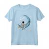 Astronaut Fishing Bitcoin Cryptocurrency - Funny Crypto Moon Maglietta for Bitcoin Miners and Enthusiasts - Unique Tee for Investors and Traders