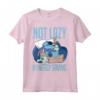 HapTiger Lilo & Stitch Not Lazy Energy Saving Maglietta - Officially Licensed Disney Apparel 19DNLS00006A-001