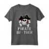 Fratello Pirata Maglietta - Pirate Brother Crossbones Jolly Roger Flag - Ideale per Halloween e Regalo per Compleanni