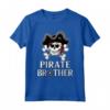 Fratello Pirata Maglietta - Pirate Brother Crossbones Jolly Roger Flag - Ideale per Halloween e Regalo per Compleanni