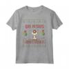 Go Jesus it's Your Birthday Ugly Christmas Maglione Maglietta - Regalo Divertente per Natale - Ideale per Donna, Uomo, Festa della Mamma o Compleanno
