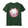 Carino Kawaii Gatto Giapponese Fragola Latte Anime Neko Otaku Maglietta - Stampa Rosa Latte per Amanti dell'Anime e del Kawaii
