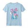 HapTiger Lilo and Stitch Neon Ice Cream Chill Drip Maglietta - Official Merchandise for Women, Men, Boys, and Girls - Perfect Family T-Shirt