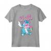 HapTiger Lilo and Stitch Neon Ice Cream Chill Drip Maglietta - Official Merchandise for Women, Men, Boys, and Girls - Perfect Family T-Shirt