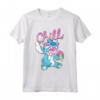 HapTiger Lilo and Stitch Neon Ice Cream Chill Drip Maglietta - Official Merchandise for Women, Men, Boys, and Girls - Perfect Family T-Shirt