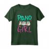Pianista Regalo - Maglietta con Design Pianoforte per Donna, Ragazza, Bambina - Idea Regalo per Natale e Compleanno