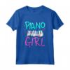 Pianista Regalo - Maglietta con Design Pianoforte per Donna, Ragazza, Bambina - Idea Regalo per Natale e Compleanno