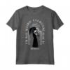 HapTiger I'm Not Weird Everyone Else Is Quote Maglietta - Officially Licensed Gothic T-Shirt for Men and Women - Addams Family and Supernatural Themes
