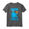 HapTiger Cookie Monster More Cookies - Maglietta con Licenza Ufficiale per Adulti, Bambini e Donne - Divertente Tee Shirt