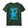 HapTiger Cookie Monster More Cookies - Maglietta con Licenza Ufficiale per Adulti, Bambini e Donne - Divertente Tee Shirt