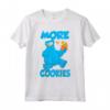 HapTiger Cookie Monster More Cookies - Maglietta con Licenza Ufficiale per Adulti, Bambini e Donne - Divertente Tee Shirt