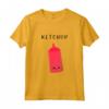Carino Ketchup Senape Matching Best Friends T-Shirt Maglietta - Abiti Abbinati per Coppie di Migliori Amici