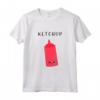 Carino Ketchup Senape Matching Best Friends T-Shirt Maglietta - Abiti Abbinati per Coppie di Migliori Amici