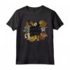 HapTiger Lion King Distressed Main Cast Logo Maglietta - Officially Licensed Apparel - Perfect for Disney Fans - 17PXLK00198A-001