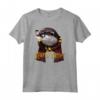 Hairy Otter - Maglietta Divertente per Natale - Lontra Carina in Costume da Mago - Regalo Unico per Amanti della Magia e delle Lontre