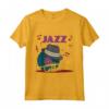 Jazz Classic Music Trombone e Vinile - Smooth Jazz Music Maglietta per Appassionati di Musica - Ideale per Natale e Riunioni di Classe