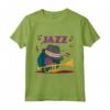 Jazz Classic Music Trombone e Vinile - Smooth Jazz Music Maglietta per Appassionati di Musica - Ideale per Natale e Riunioni di Classe