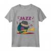 Jazz Classic Music Trombone e Vinile - Smooth Jazz Music Maglietta per Appassionati di Musica - Ideale per Natale e Riunioni di Classe