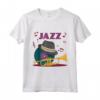 Jazz Classic Music Trombone e Vinile - Smooth Jazz Music Maglietta per Appassionati di Musica - Ideale per Natale e Riunioni di Classe