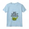 Donna My Spirit Animal | Tartaruga Cartone Animato Divertente Maglietta con Collo a V - Regalo per Persona Pigra - Citazione Relazionabile