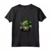 HapTiger Groot & Rocket Racoon Let's Shamrock Maglietta con Collo a V - Official Marvel St. Patrick's Day Tee for Men, Women, Boys, Girls