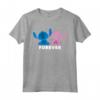 HapTiger Stitch and Angel Forever Maglietta - Official Merchandise for Couples - Cute and Romantic Disney T-Shirts