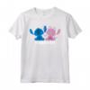 HapTiger Stitch and Angel Forever Maglietta - Official Merchandise for Couples - Cute and Romantic Disney T-Shirts