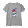 HapTiger Little Mermaid Ariel 5th Birthday Princess Maglietta - Officially Licensed Apparel for Princess Ariel - Perfect Gift for a 5th Birthday